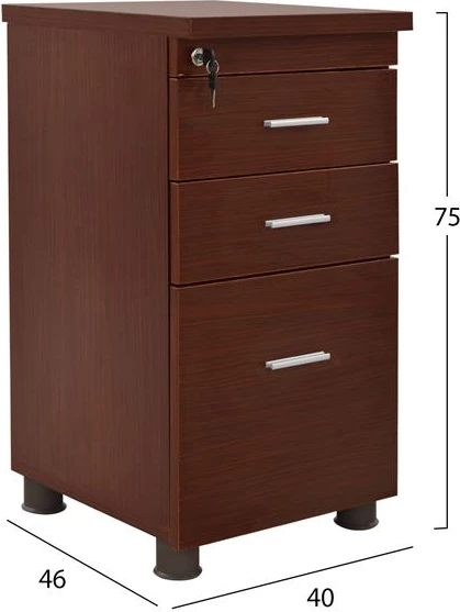 Sirtar profesional për zyre, ngjyrë wenge, FH2049.12, 40x52x60 cm