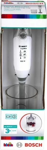 Lodër blender, Klein Bosch 9246, me enë matëse 250 ml, me bateri, 3+ vjeç, argjendtë/bardhë