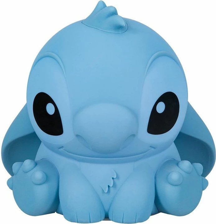Llambë nate Paladone Stitch, silikoni, e rikarikueshme USB, 15.2 cm, 3 nivele ndriçimi, blu/bardhë