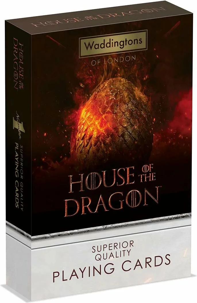 Letra loje Winning Moves Waddingtons No.1 House of the Dragon, 52 letra + 2 joker, set