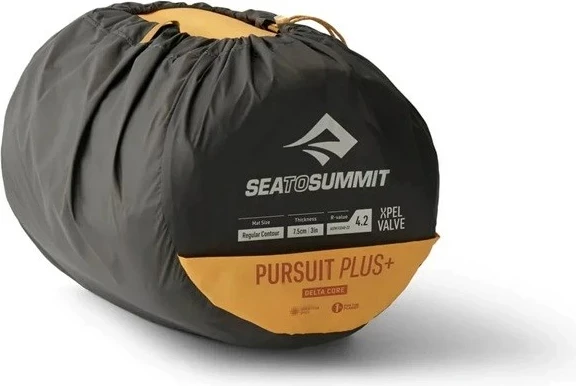 Dyshek i fryrë Sea to Summit Pursuit Plus Regular, poliester, verdhë