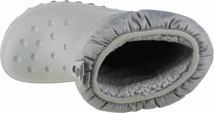 Çizme për fëmijë Crocs Classic Neo Puff, gri [Madhësia: W29 L30] [Gjinia: Fëmijë] [Gjinia: Vajza]