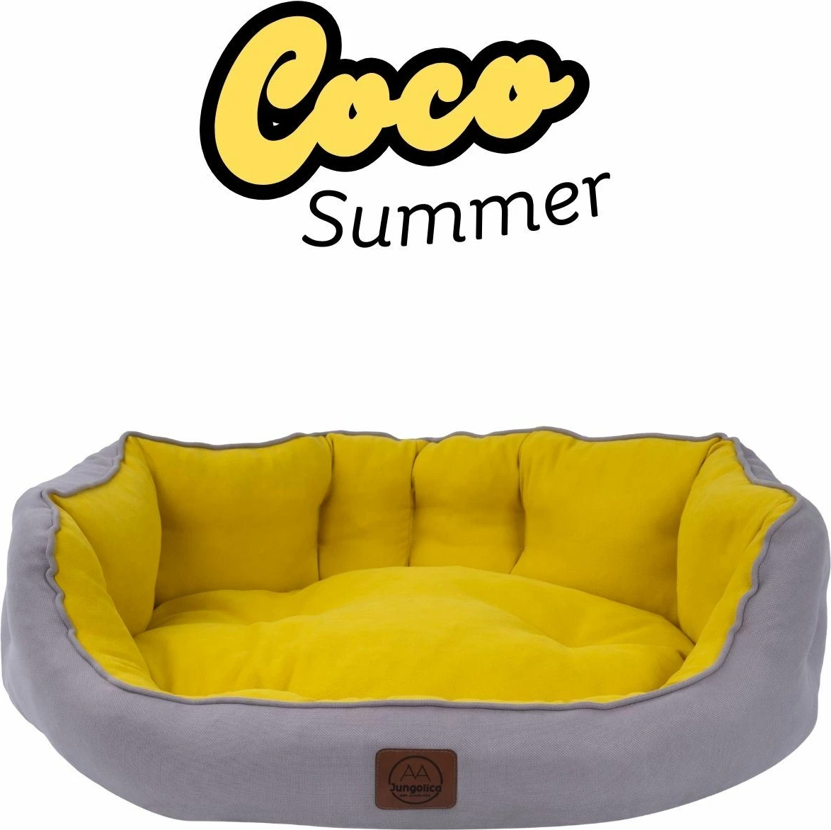 Shtrat për qen Coco Summer, i verdhë, madhësia L