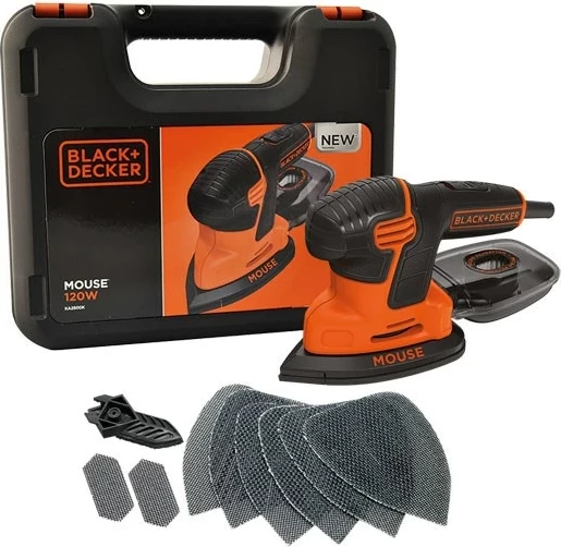 Lëmues Black & Decker KA2500K-QS, 120W, me kasë, portokalli
