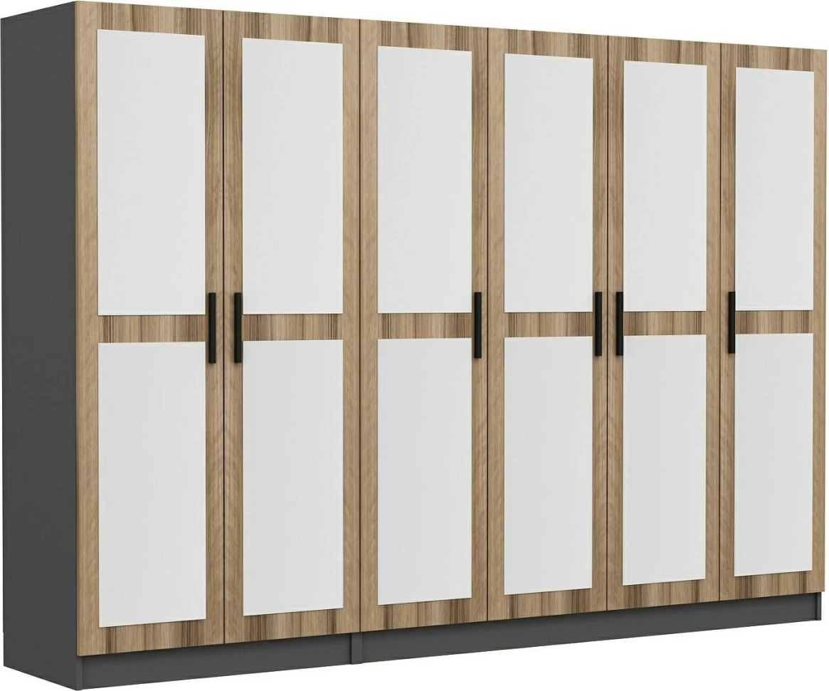 Dollap garderobe Skye Decor, ngjyrë dore, 5016