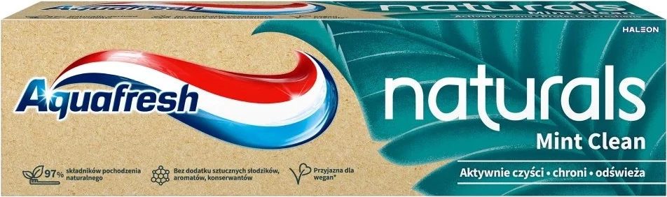 Pastë dhëmbësh Aquafresh Naturals Mint Clean 75ml