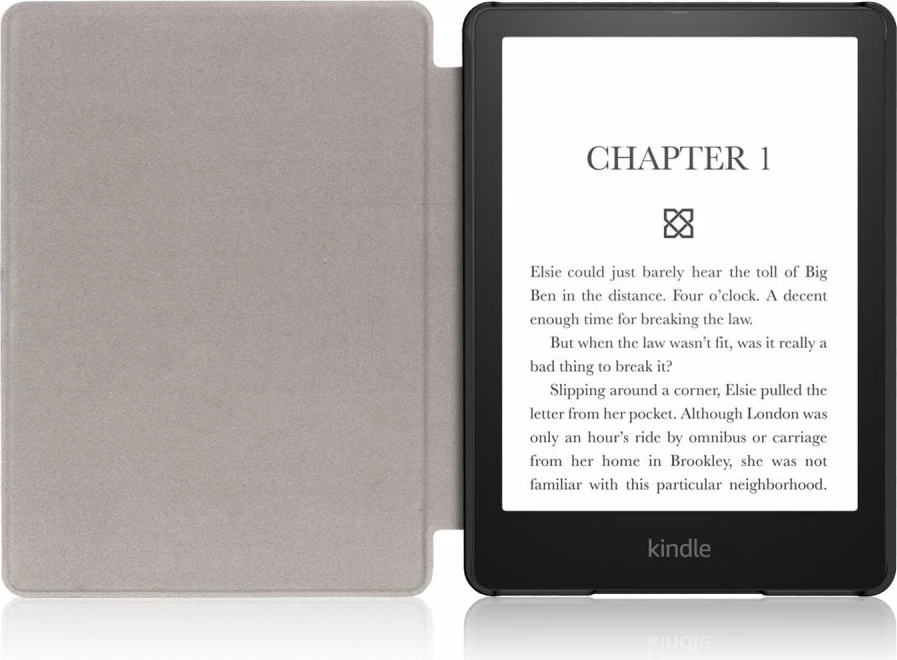 Mbështjellës Tech-Protect SmartCase për Kindle Paperwhite 5/Signature Edition, lule Sakura, kaltër