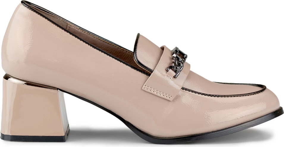 Këpucë me taka PRIMO 186506, bezhë