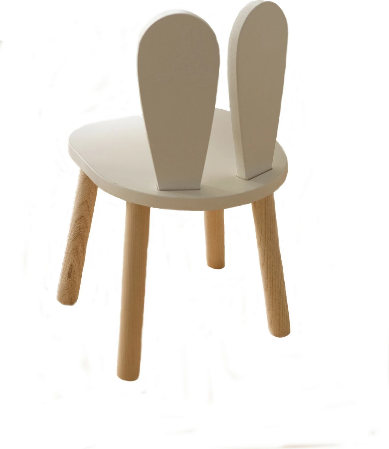 Karrige për fëmijë Bunny, e bardhë