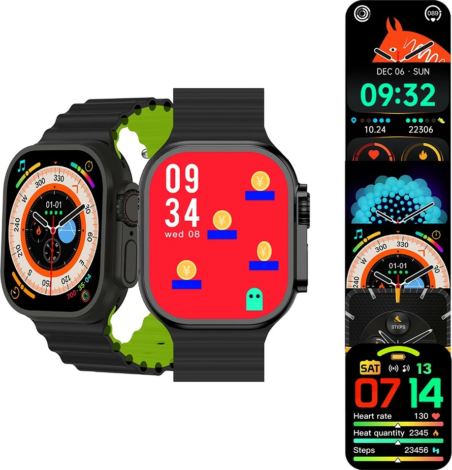 Smartwatch Media-Tech FUSION MT872, 2", i zi/jeshil