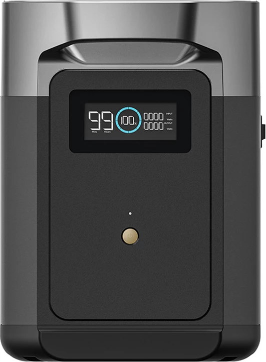 Bateri shtesë EcoFlow DELTA 2, 1024 Wh, për stacion energjie, e zezë