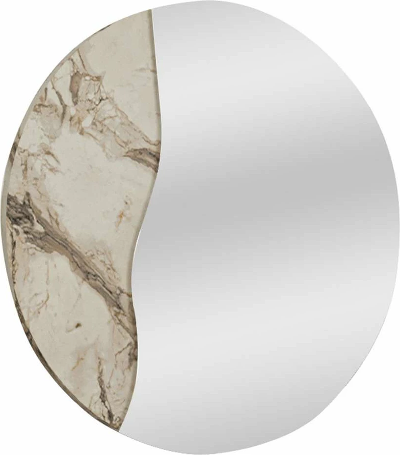 Pasqyrë dekorative, ngjyrë mermeri, Skye Decor, Oula, 60x60cm