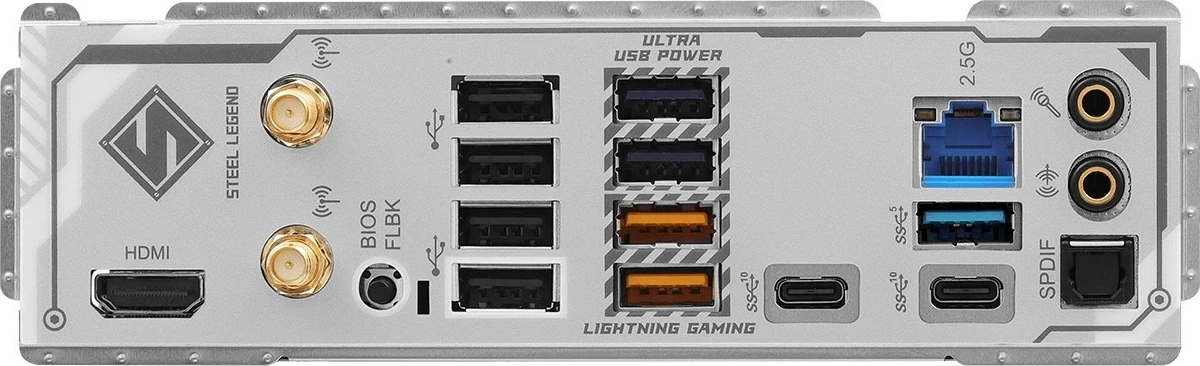 Pllakë amë Asrock B850 Steel Legend WiFi, Socket AM5, ATX, Bardhë