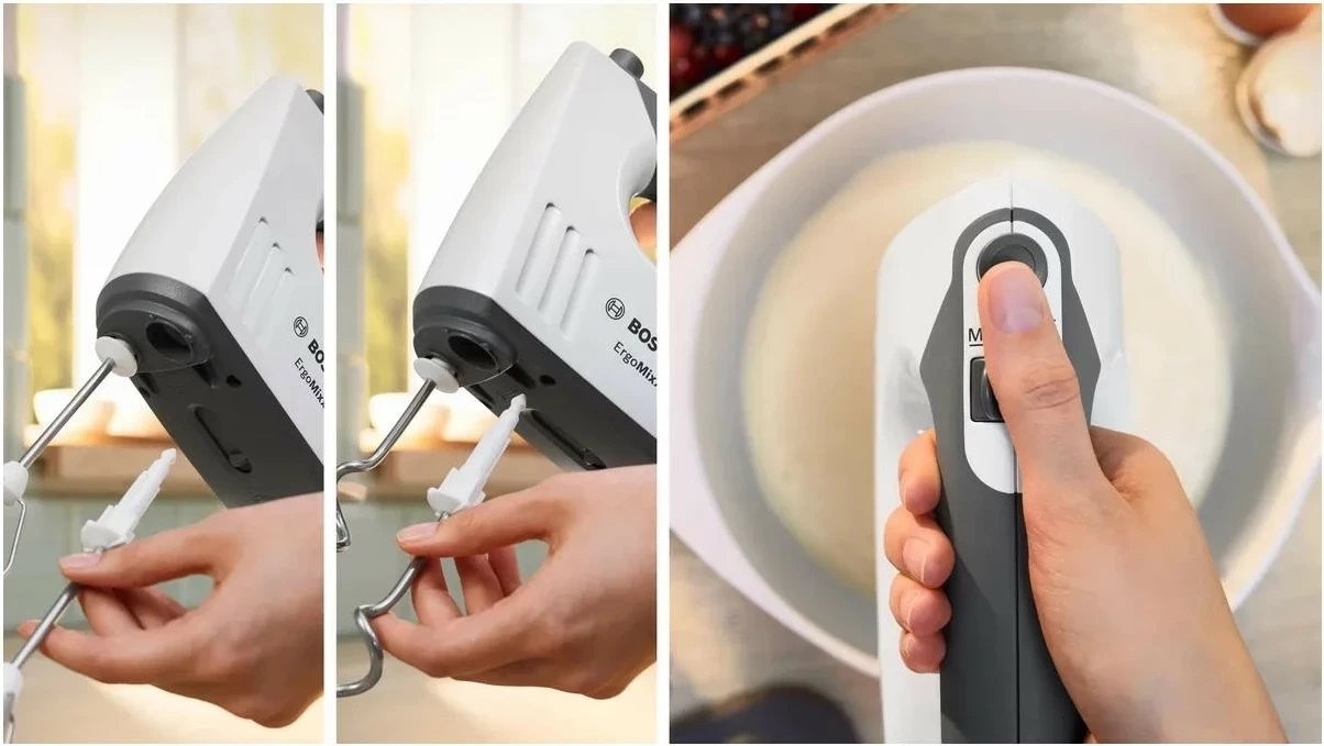 Mikser Bosch MFQ37490, 750W, 5 shpejtësi, bardhë