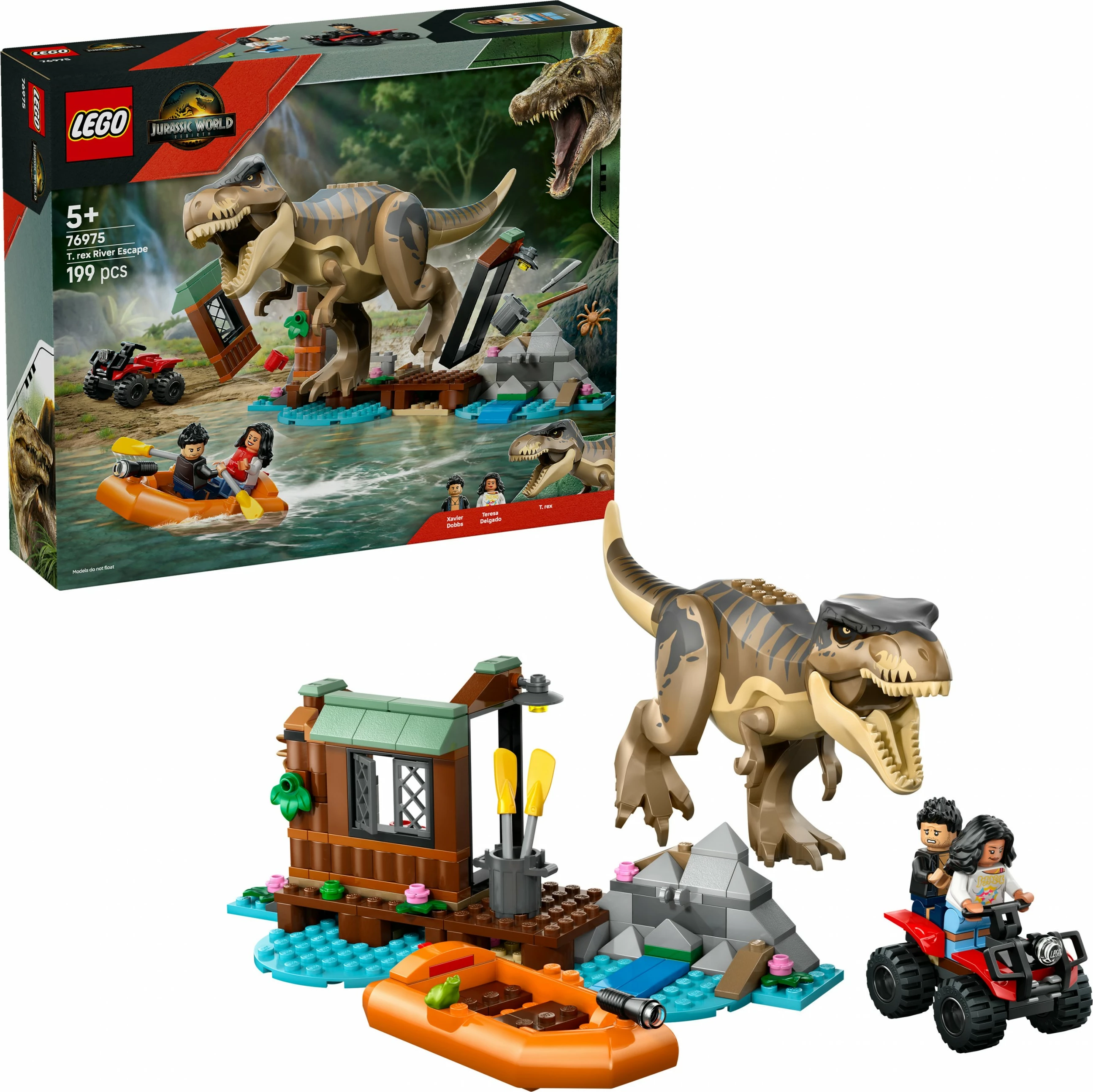 Set ndërtimi LEGO Jurassic World 76975, 199 pjesë, shumëngjyrësh