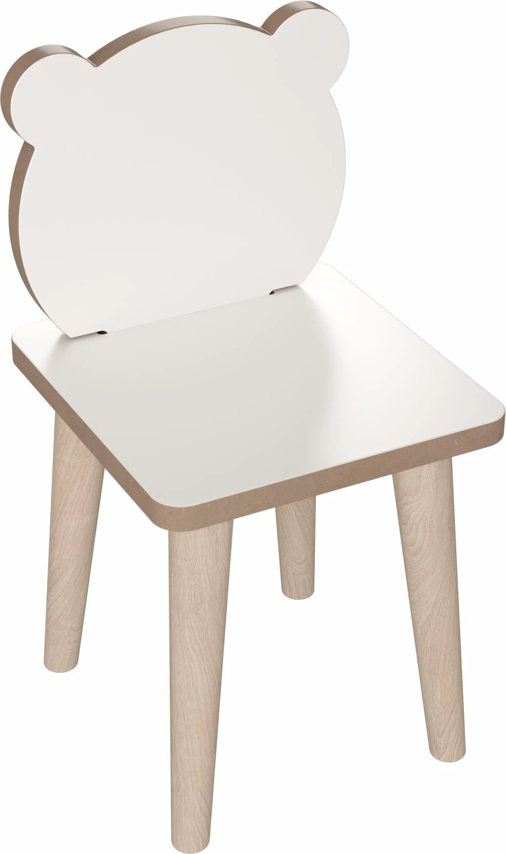 Set tavoline me karrige për fëmijë, Hanah Home, Soho, e bardhë