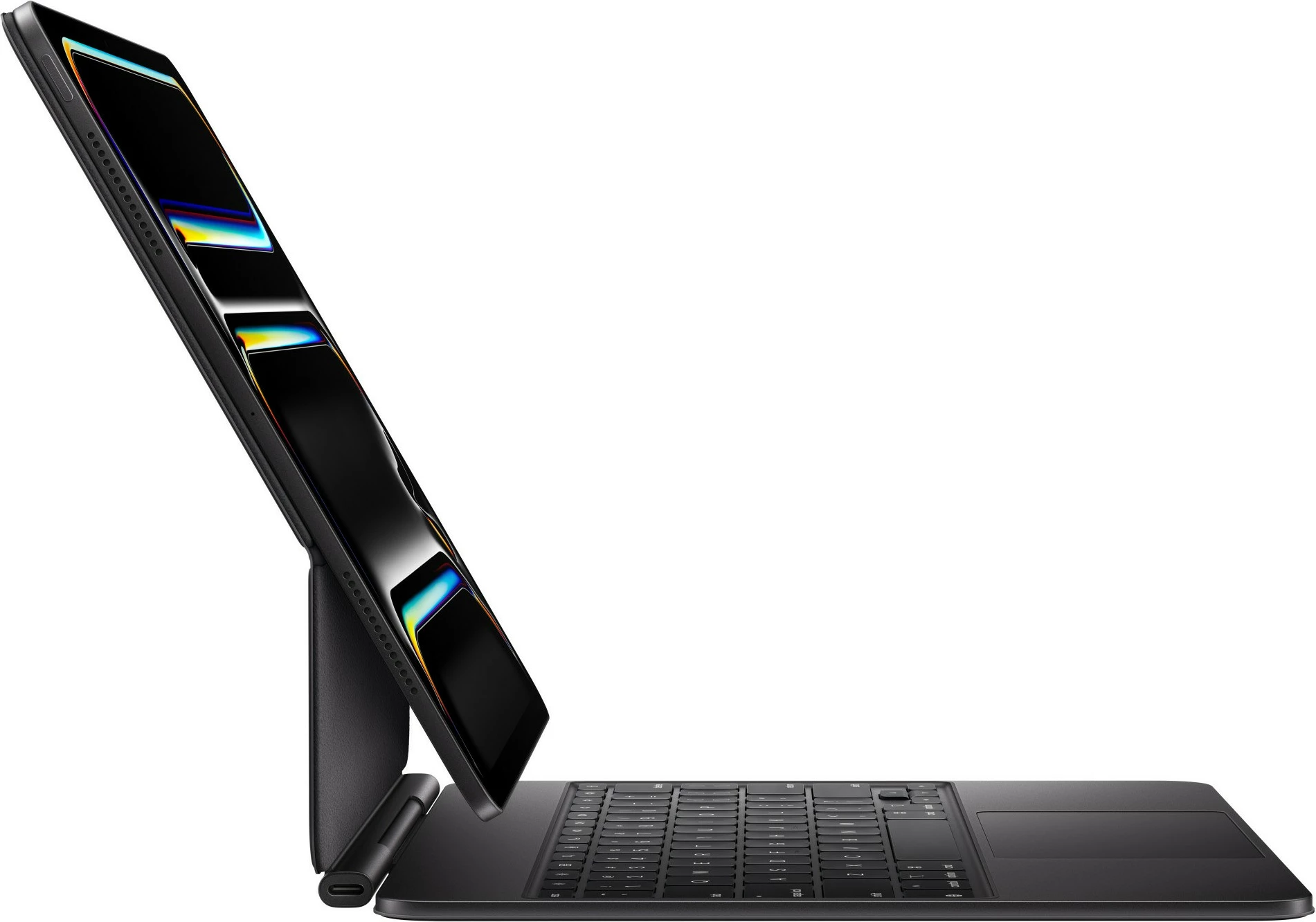Tastaturë Apple Magic për iPad Pro 13-inch (M4) - Gjermanisht - E zezë, QWERTZ, Gjermanisht, Trackpad, Scissor key switch, 1 mm, Apple