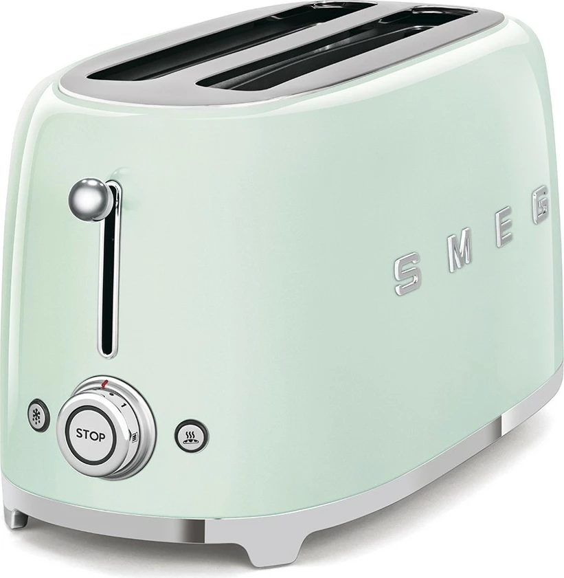 Tostier SMEG TSF02PGEU, 4 feta, 6 nivele thekje, 1500W, jeshil pastel