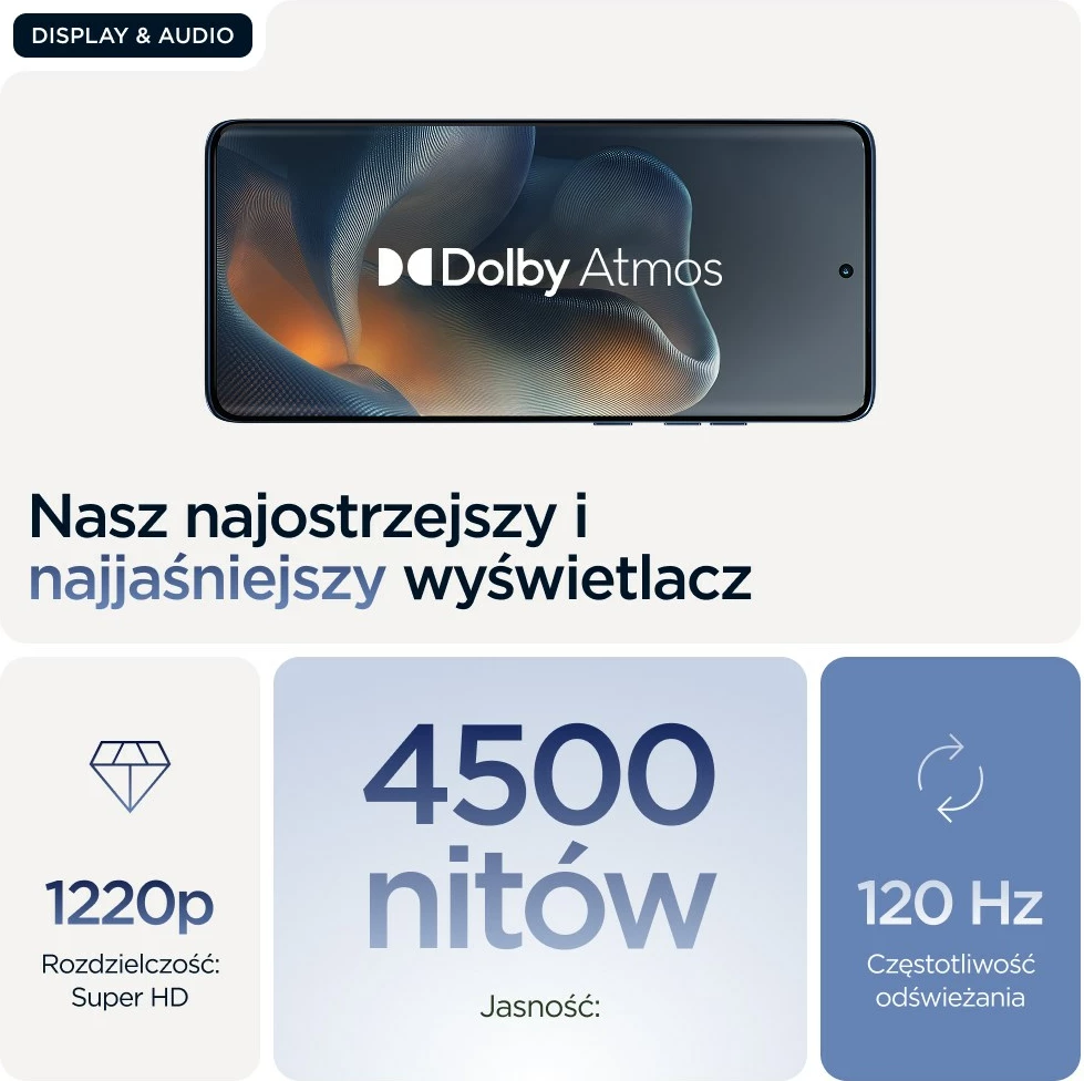 Celular Motorola edge 60, 6.67", 12 GB RAM, 256 GB, 5G, Blu