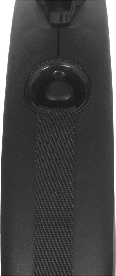 Litar për qen Flexi, M, 5m, i zi