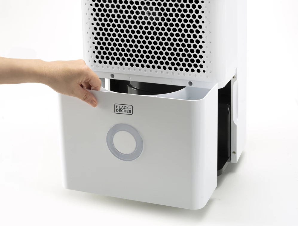 Dehumidifikator ajri Black&Decker BXDH12E 12L/24h, rezervuar 1.8L, timer 24h, deri 25m²