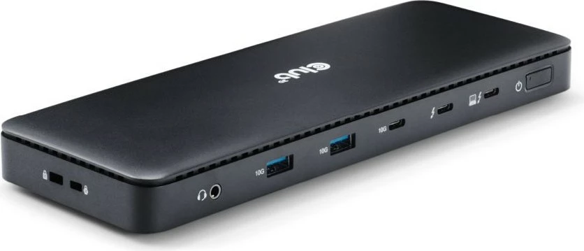 Docking station Club3D Thunderbolt4 12-in-1, universal, 3 ekrane, 0.8m, e zezë