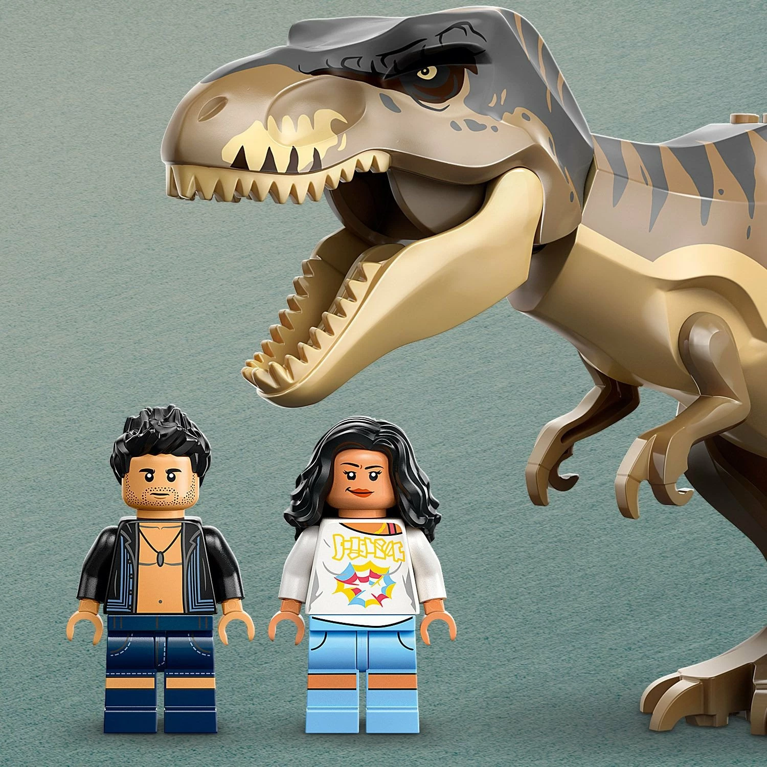 Set LEGO Jurassic World Escape by River from T-Rex 76975, 199 copë, 5+