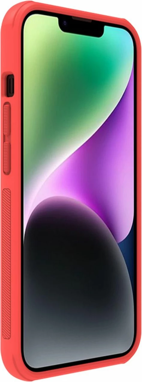 Mbështjellës Nillkin Super Frosted Shield Pro për iPhone 14 Plus, i kuq