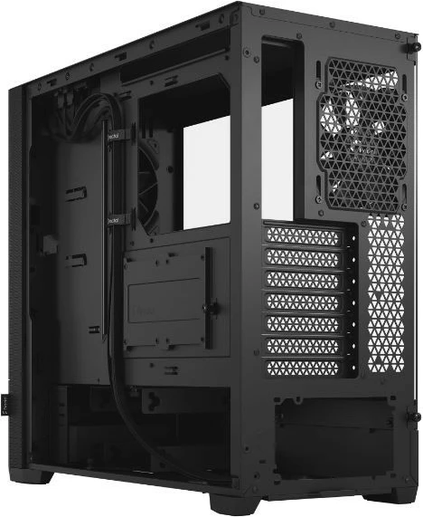 Kasë Fractal Design Pop Silent Black TG Clear Tint, Midi Tower, ATX, xham i temperuar, e zezë