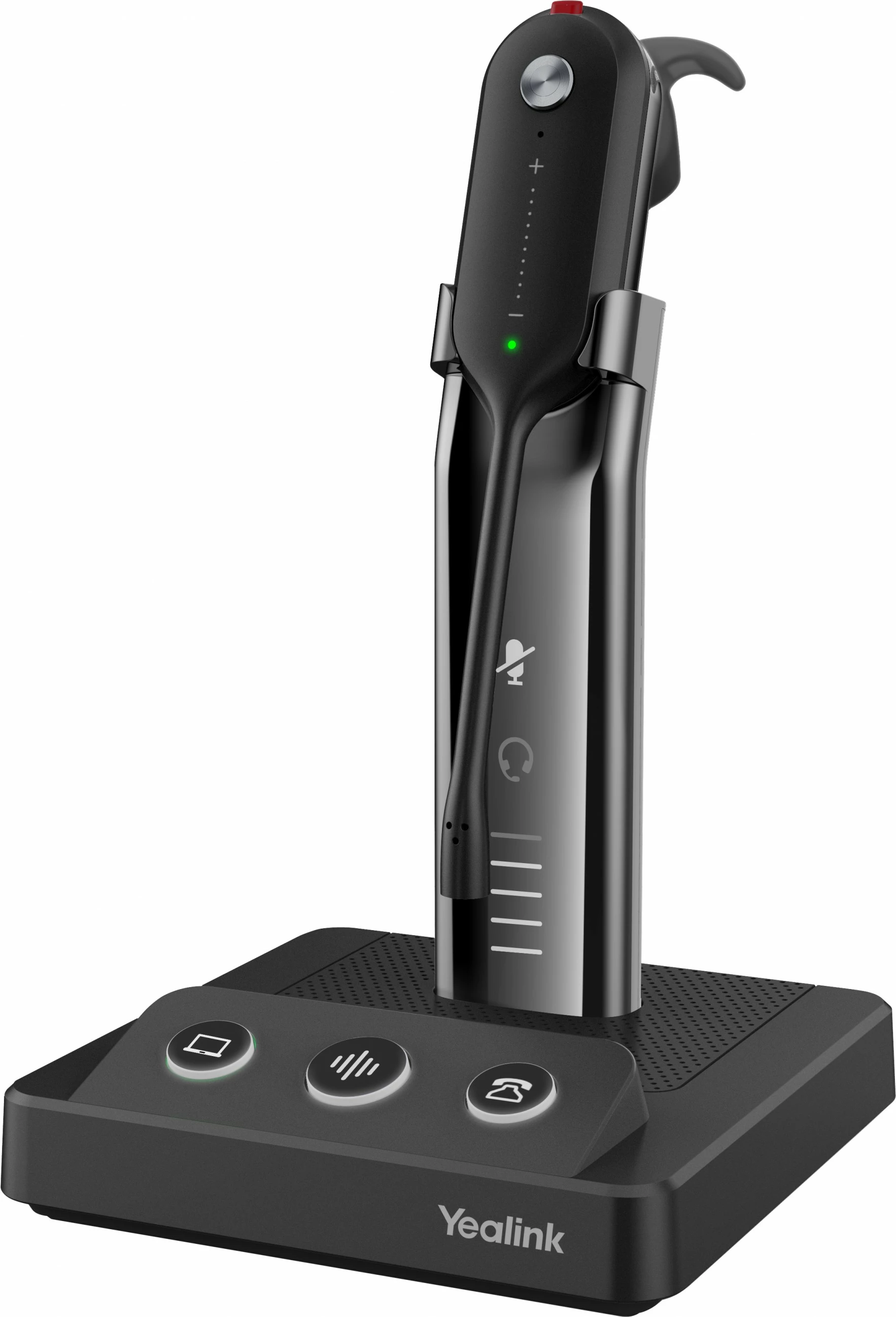 Smartwatch Yealink WH63 UC-DECT, Wireless, Office/Call center, 20 - 14000 Hz, 19 g, Headset, Black