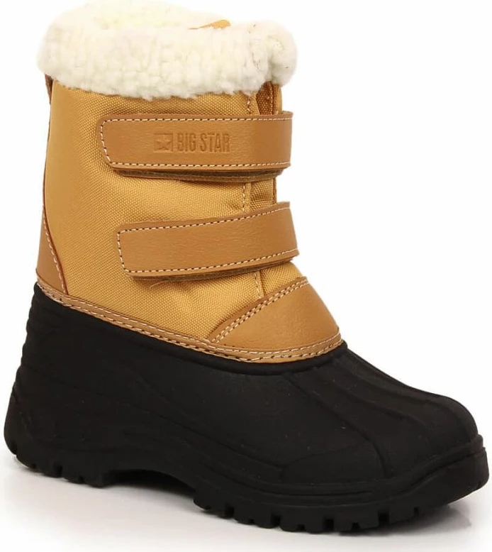 Çizme për fëmijë Big Star, me Velcro, të kafta