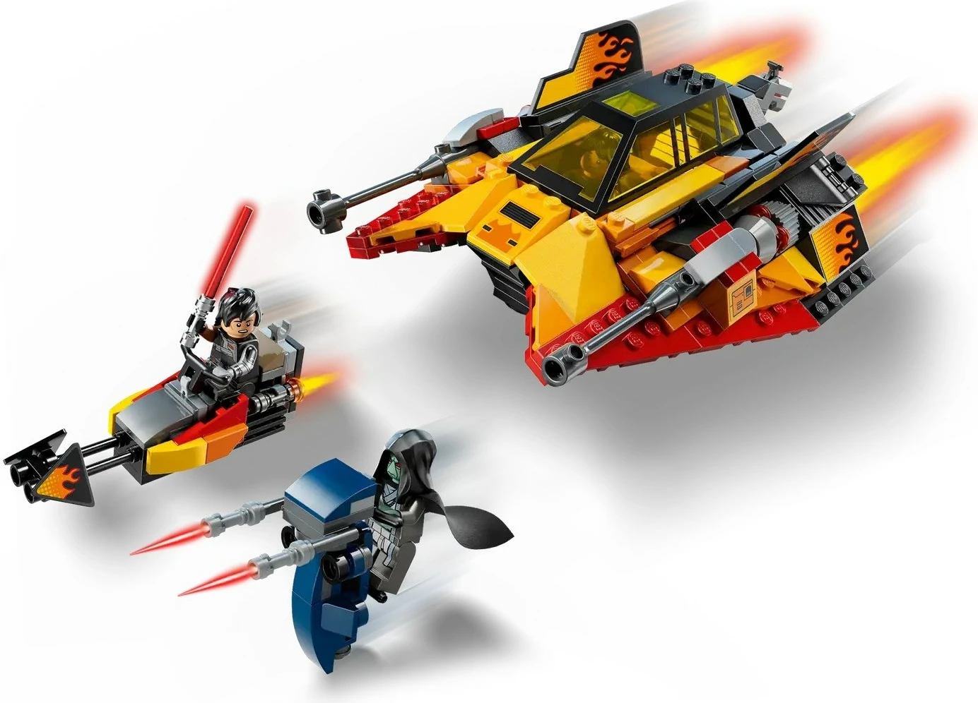 Set LEGO Star Wars The Force Burner Snowspeeder 75414, 349 pjesë, 3 minifigura