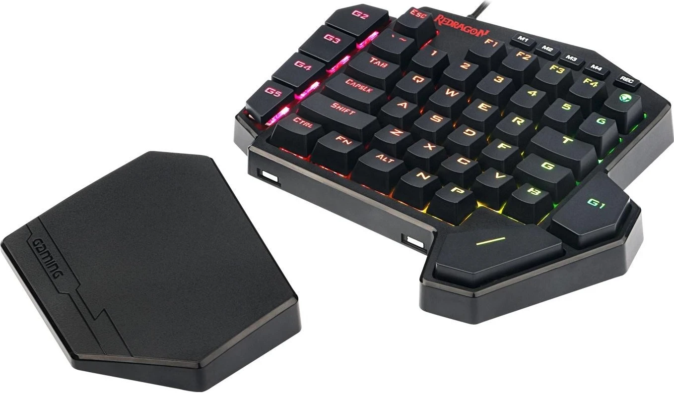 Tastierë për një dorë Redragon K585 DITI, me RGB