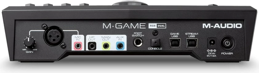 Audio interface M-AUDIO M-GAME RGB Dual, i zi