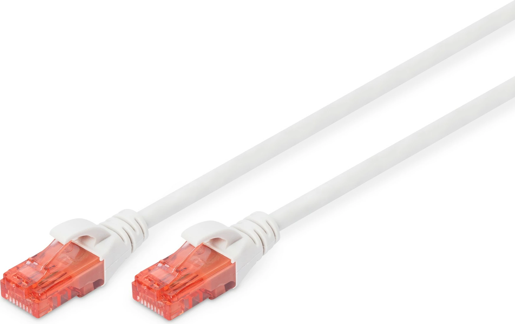 Kabllo rrjeti Digitus Cat6, 10m, UTP, RJ-45, e bardhë