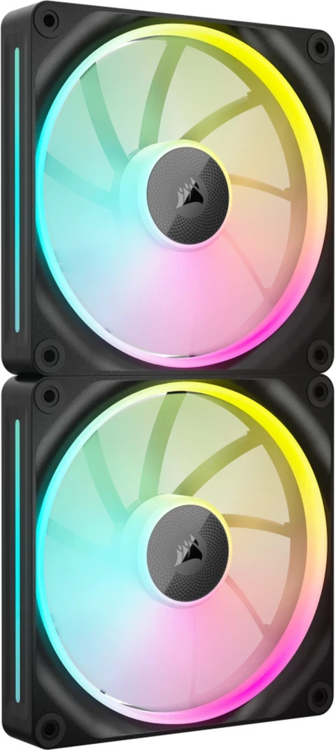 Ventilator kasë Corsair LX140 RGB, 140mm, CO-9051028-WW, i zi, paketë dyshe