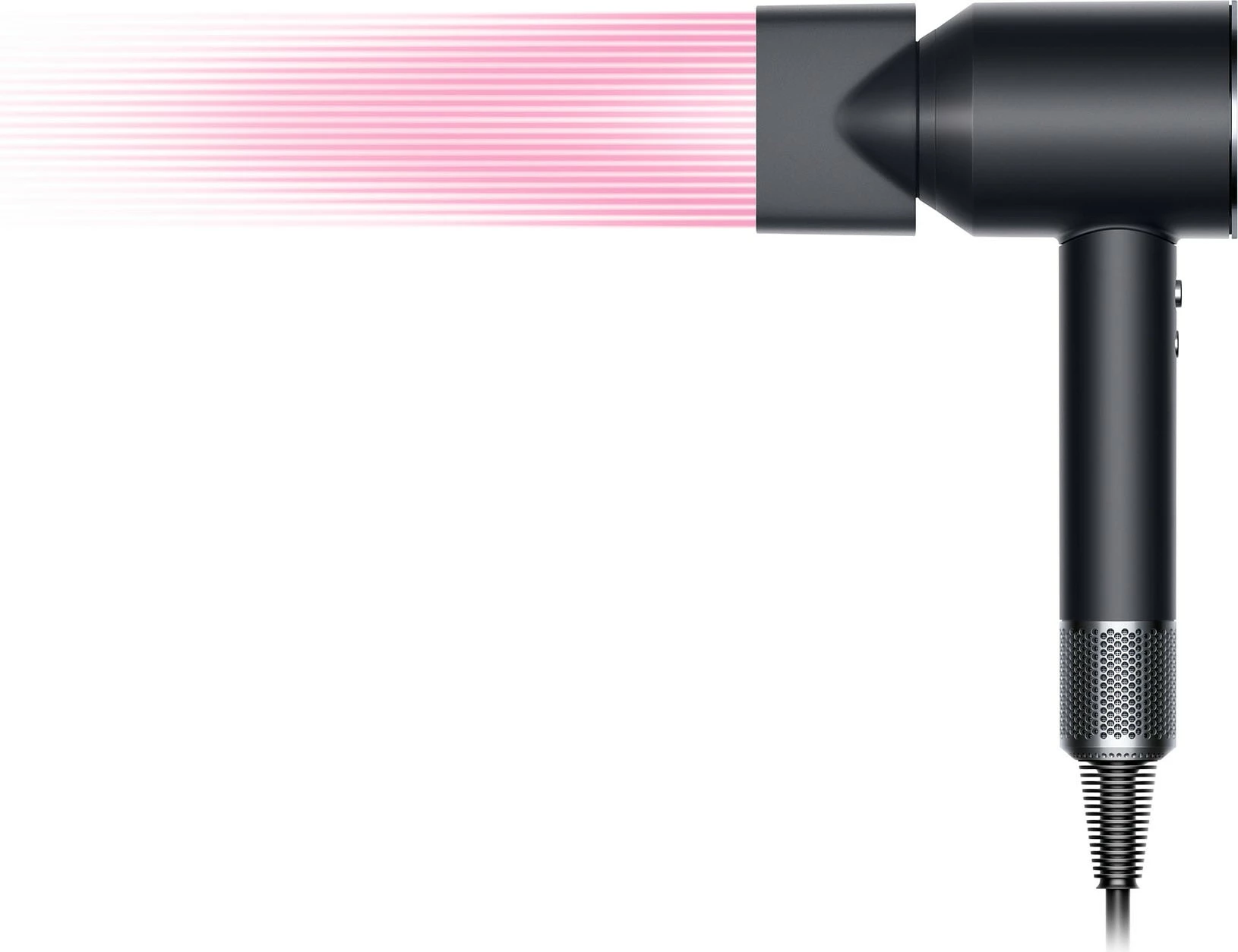 Tharëse flokësh Dyson Supersonic, 1600W, 4 nivele nxehtësie, 3 shpejtësi, koncentrator & difuzer, e zezë/nickel