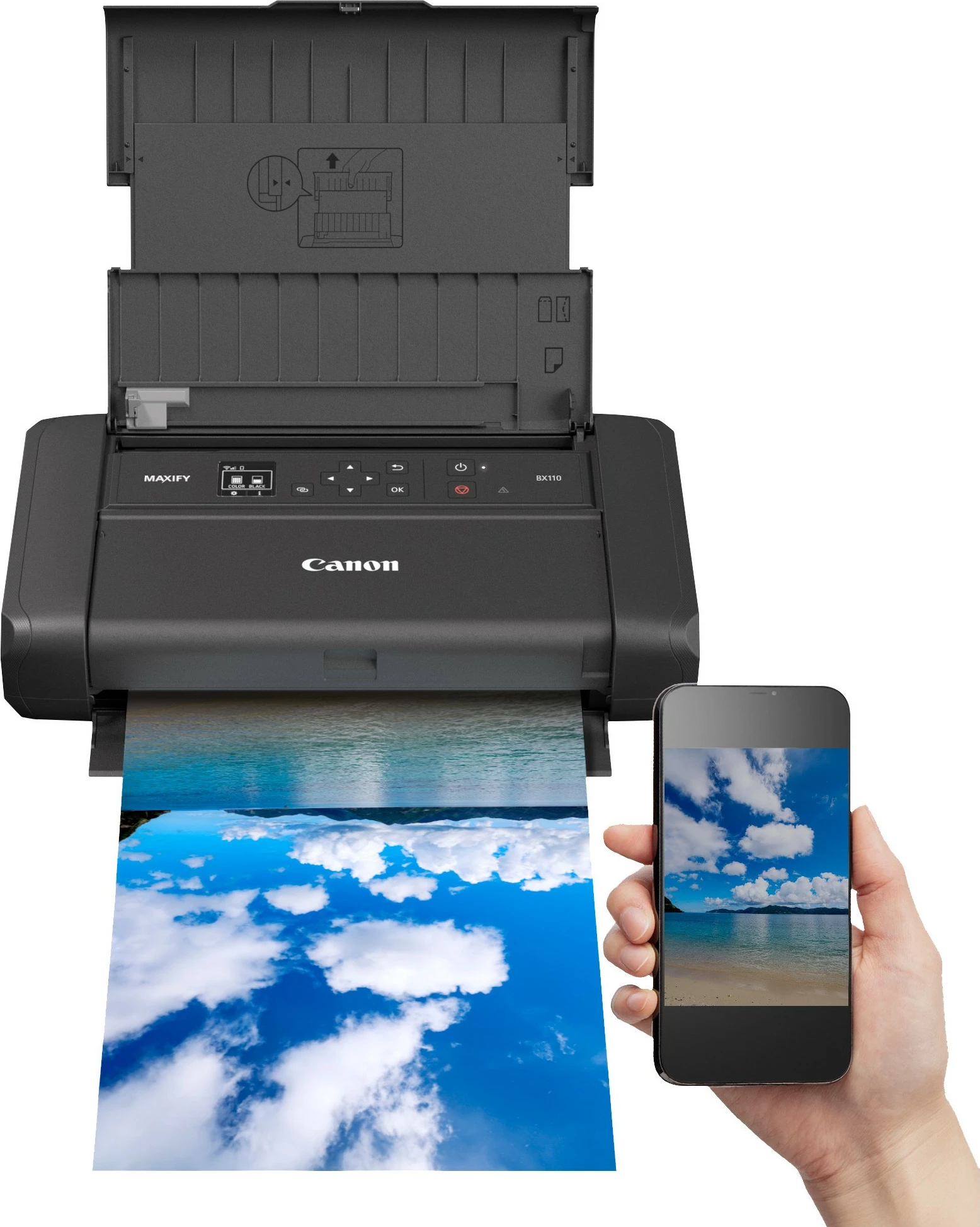 Printer Canon MAXIFY BX 110, Wi-Fi, USB-C, ngjyrë e zezë