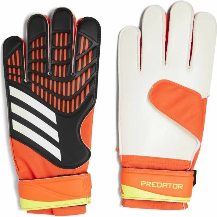 Doreza portieri për meshkuj adidas Predator Training M IQ4027, të zeza dhe portokalli