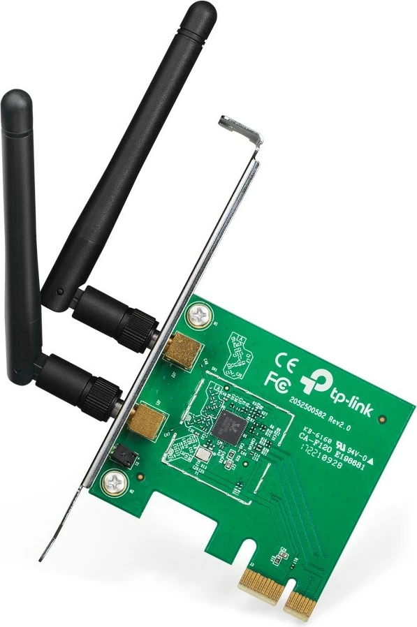 Kartelë rrjeti TP-Link TL-WN881ND, Wireless, PCI Express, 300 Mbit/s, Gjelbër
