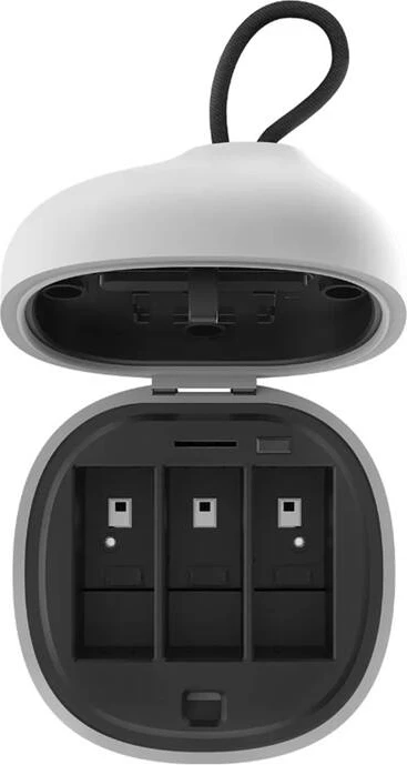 Karikues tre-kanalësh me 3 bateri për GoPro Hero 12/11/10/9 Telesin Allin Box, verdhë