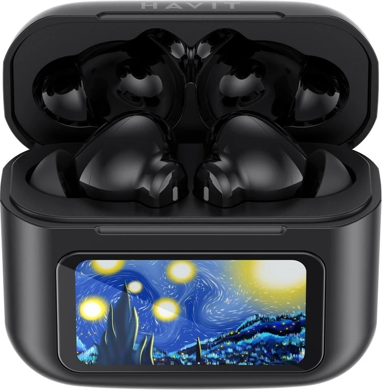 Kufje wireless HAVIT TW956, TWS, për muzikë dhe thirrje, e zezë