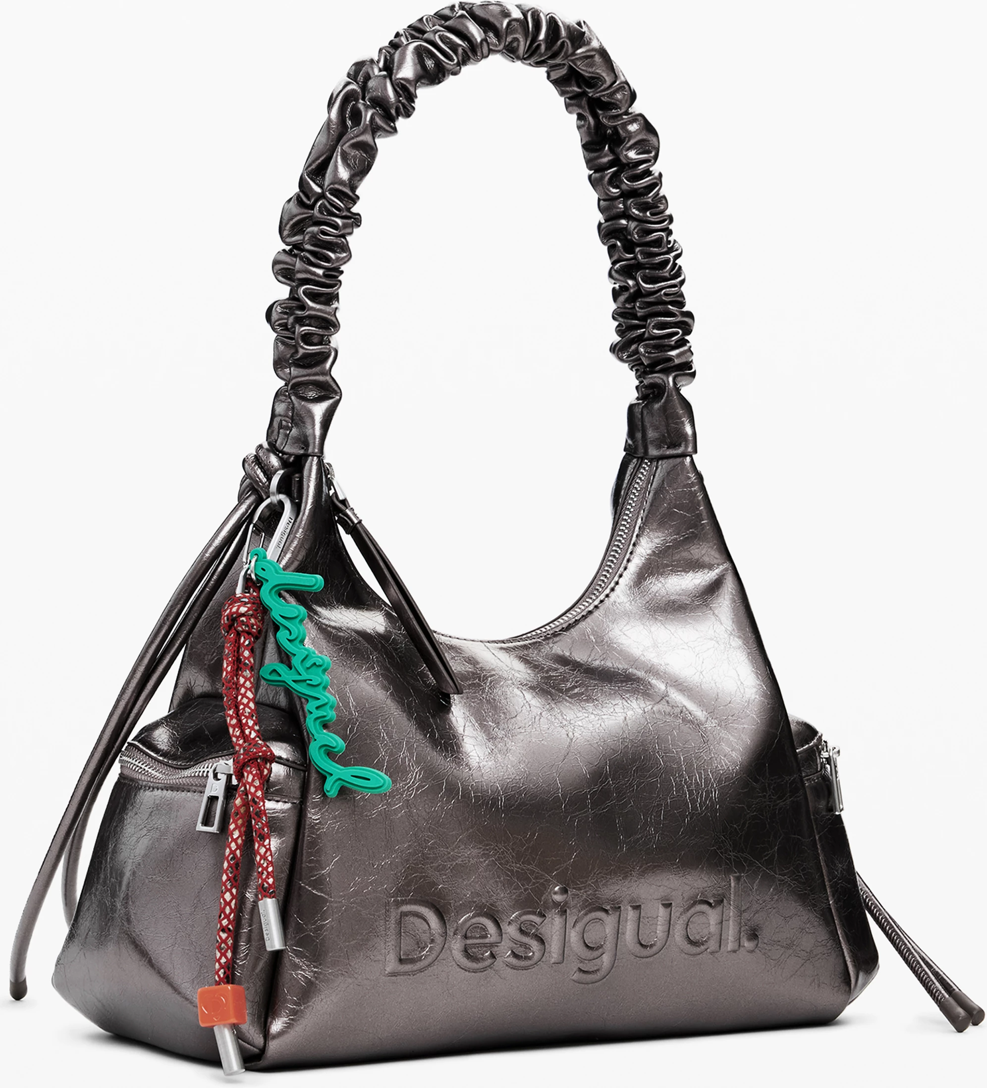 Çantë për femra DESIGUAL Montville Half Logo, bronz