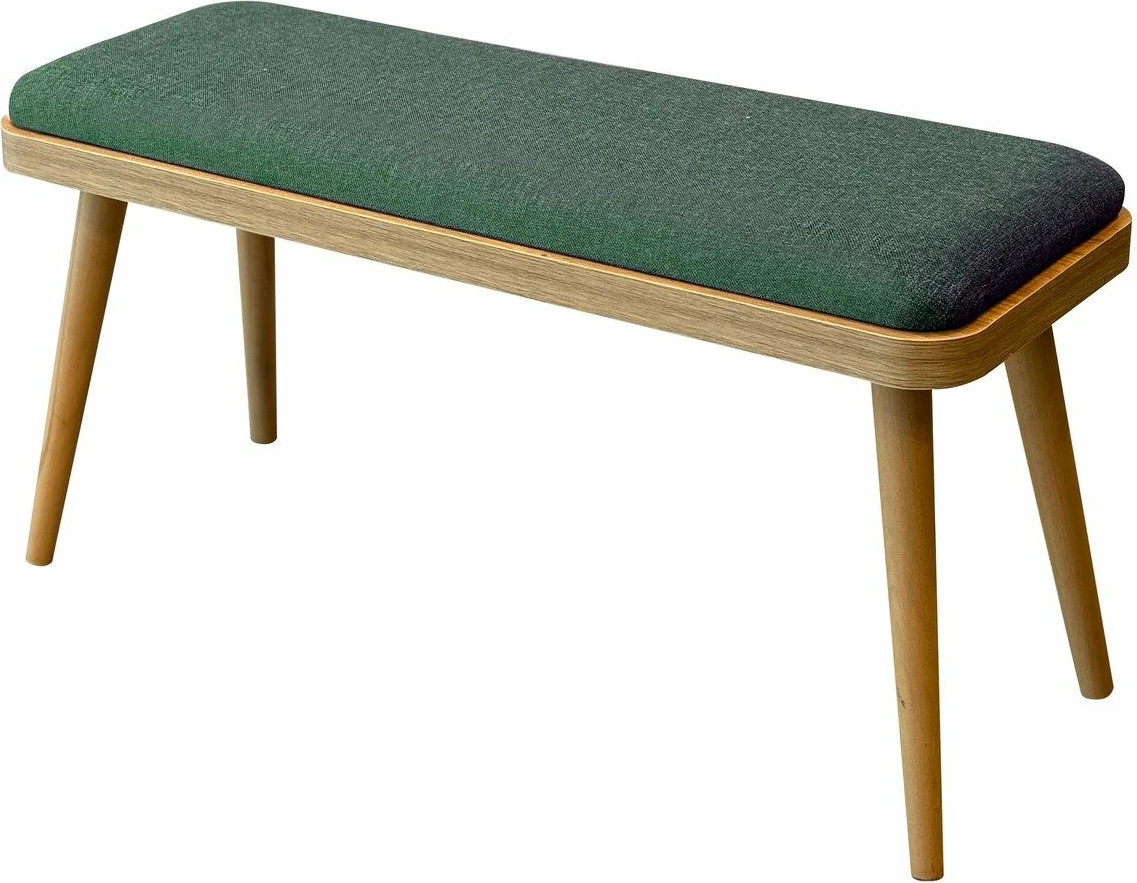 Set tavoline me karrige, zgjatshme, 6 pjesë, Skye Decor, Vina Mini 06 1070, ngjyrë lis, e gjelbër