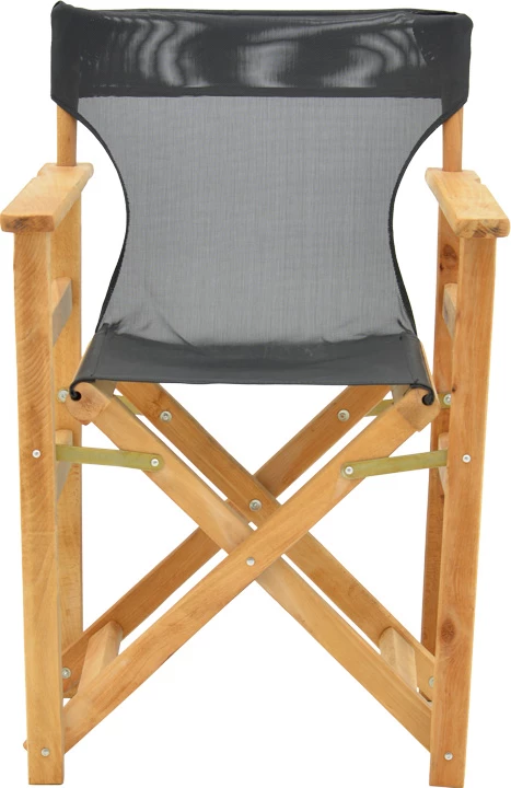 Karrige regjisori, dru ahu, ngjyrë natyrale - pëlhurë e zezë e errët Nexus