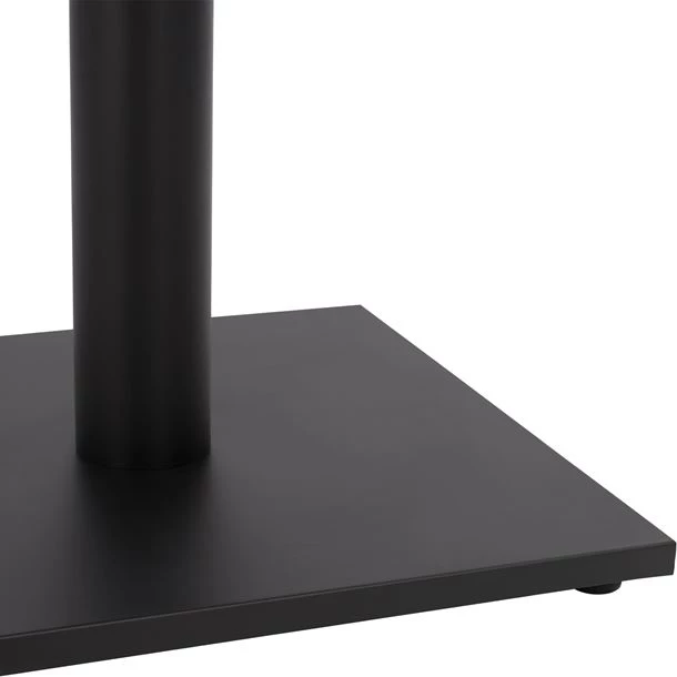 Bazë për bar, ngjyrë e zezë matte, 45x45x108cm, me rregullator, FH439