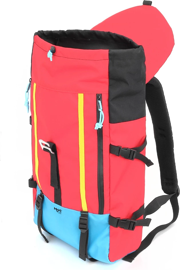 Çantë shpine Moye Trailblazer Amsterdam 15.6" 20-35 L, e kuqe