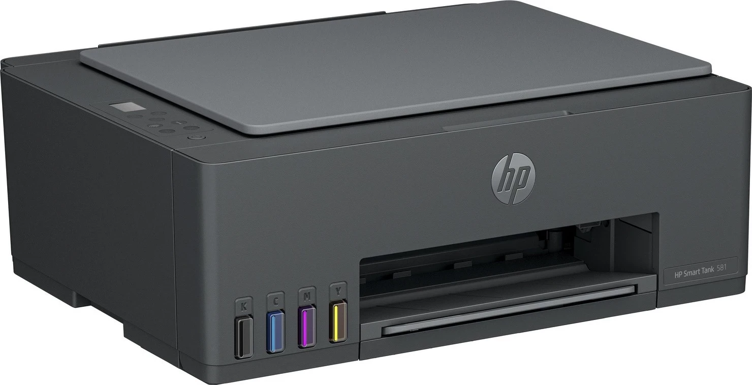 Printer HP Smart Tank 581, Kolor, Atrament, Wi Fi, USB, e zezë