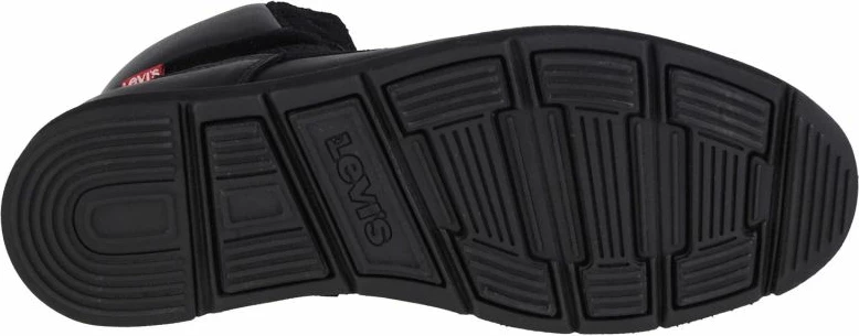 Këpucë të larta për meshkuj Levi's, të zeza