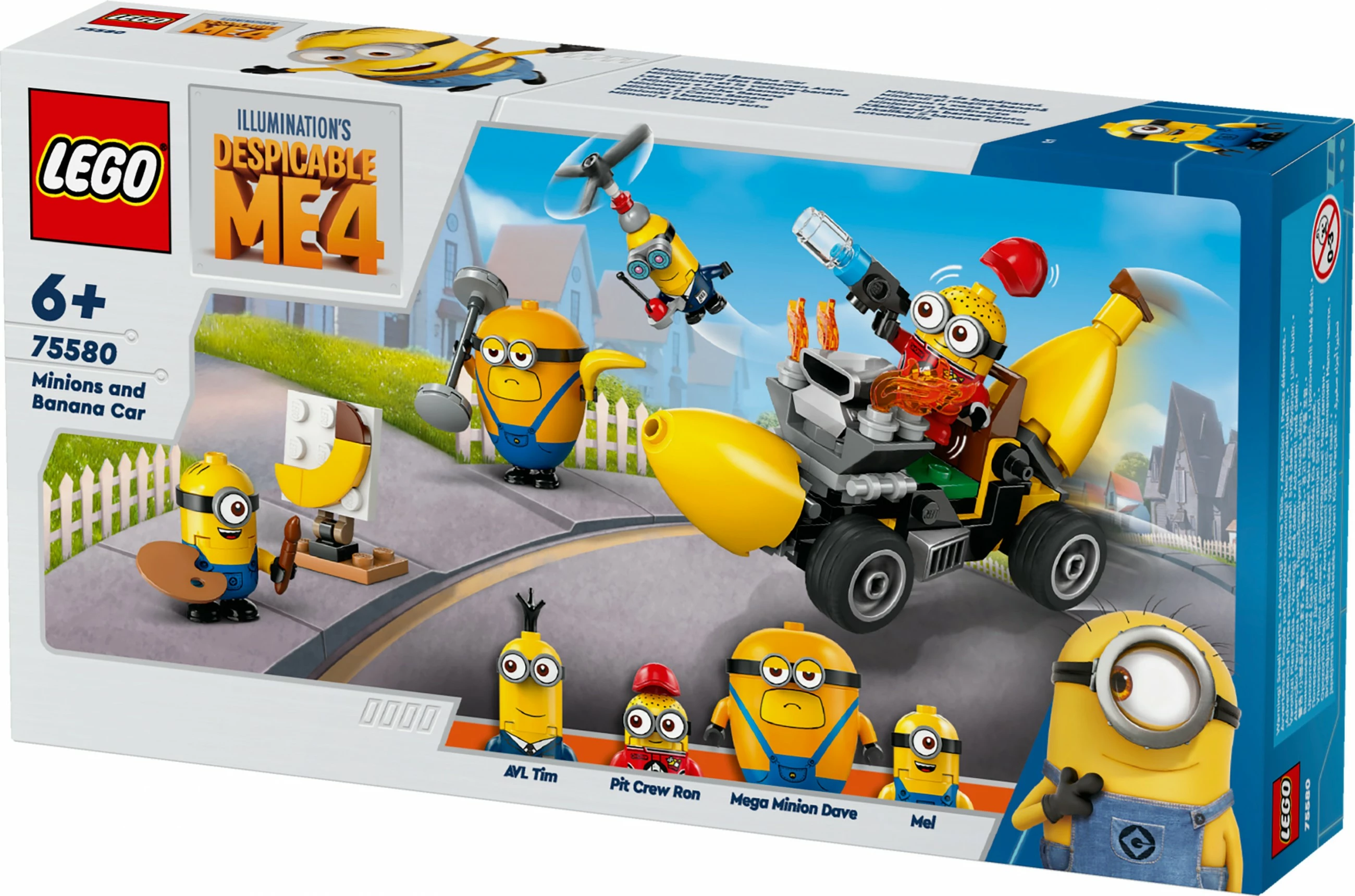 Set ndërtimi LEGO Minions 75580, 136 pjesë, shumëngjyrëshe